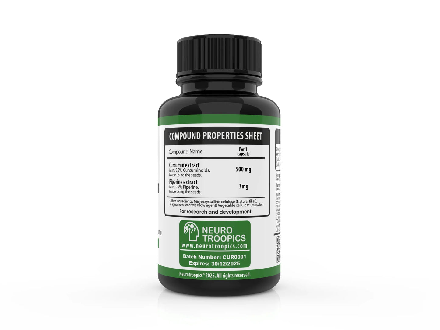 CÚRCUMA ACTIVADA (Curcumina + Piperina 500 mg)