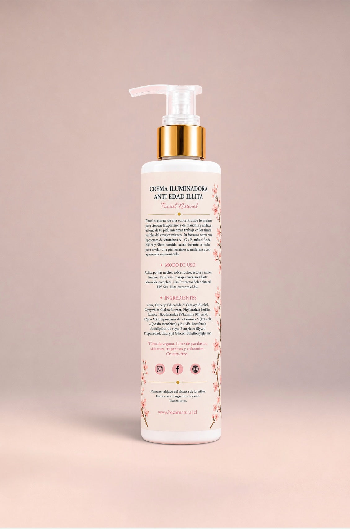 CREMA ILUMINADORA Anti Edad Illita
