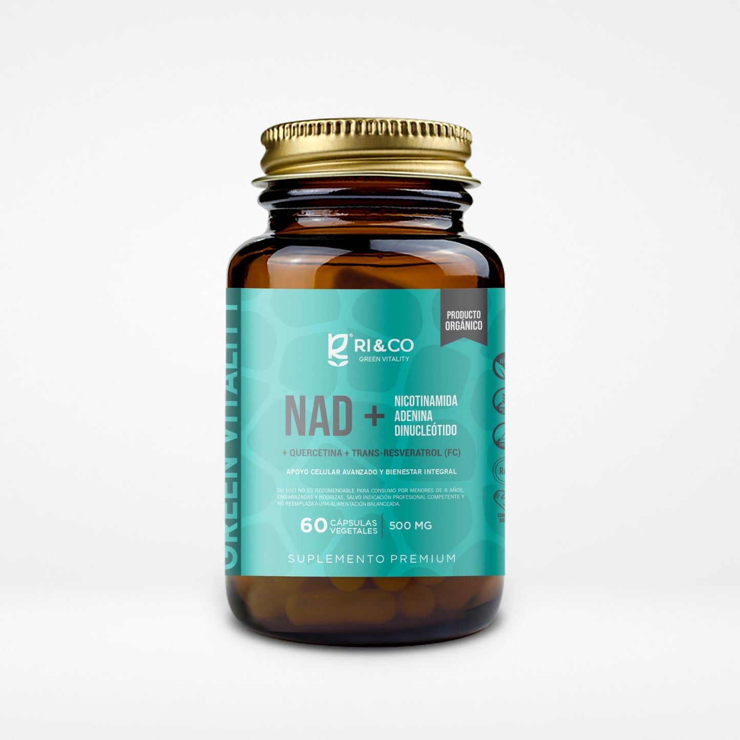 NAD+ Quercetina y Trans-Resveratrol