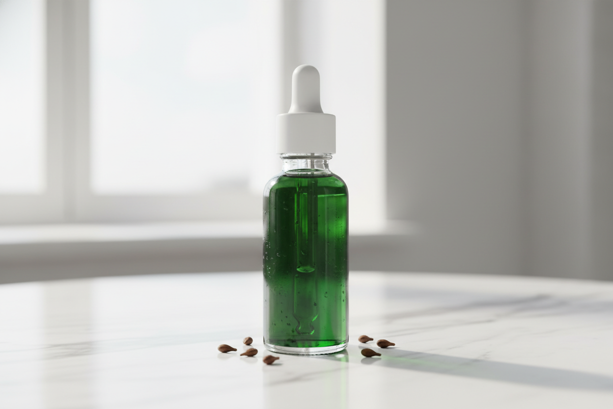 Aceite de Pepita de Uva Verde Oscuro