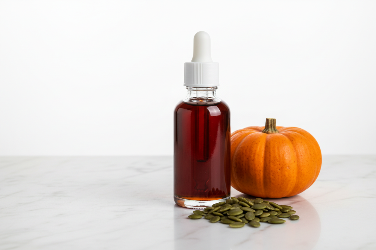 Aceite de Semilla de Calabaza Marrón Rojizo