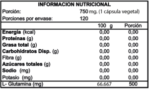 L - GLUTAMINA NOW: Sistema Inmune sano, HGH