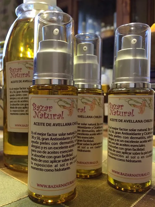 ACEITE DE AVELLANAS CHILENAS