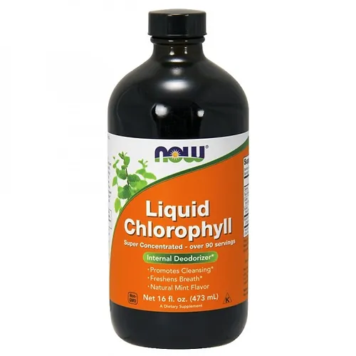 CLOROFILA LÍQUIDA NOW (menta): DESINTOXICANTE, ELEVA INMUNIDAD ANTICANCER