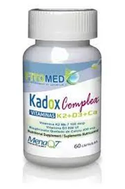 KADOX COMPLEX: Vitamina K2 + Vitamina D3 y Calcio