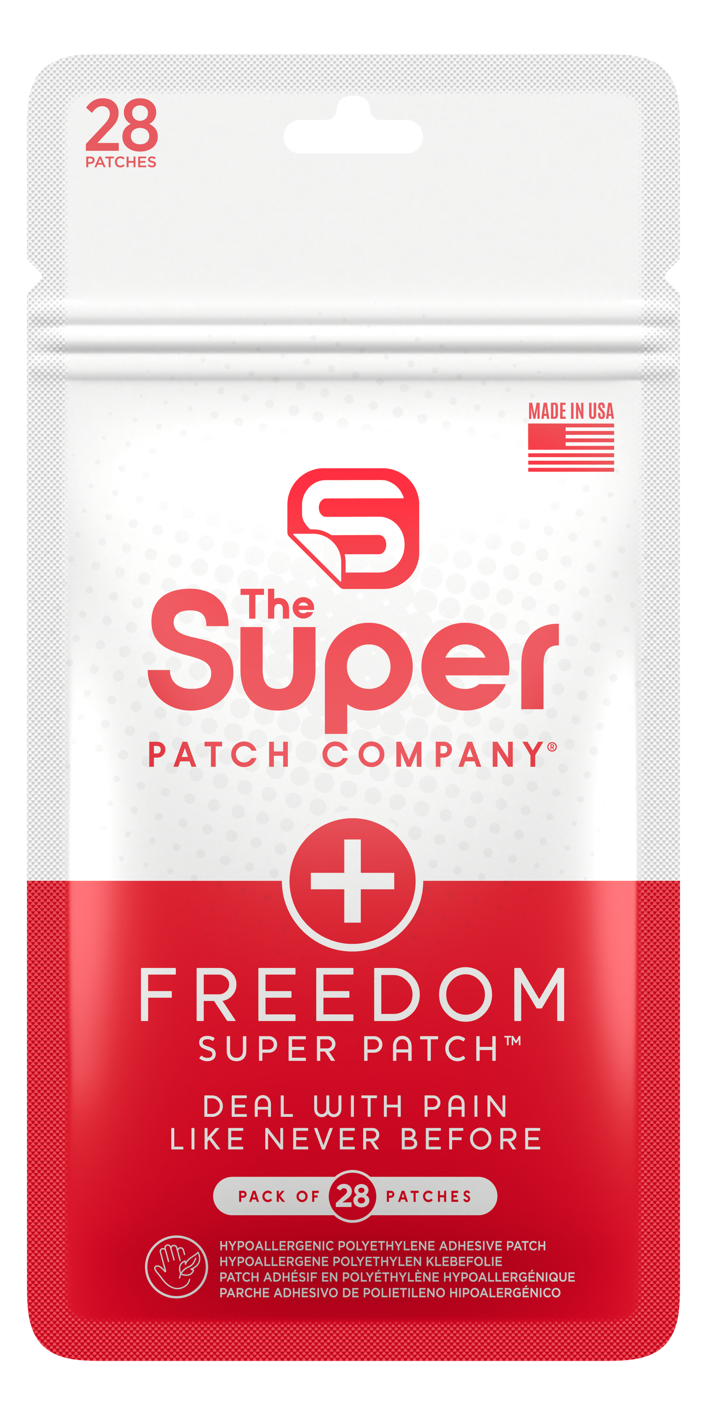 Super Patch FREEDOM - Alivio del Dolor 24h Sin Efectos Secundarios