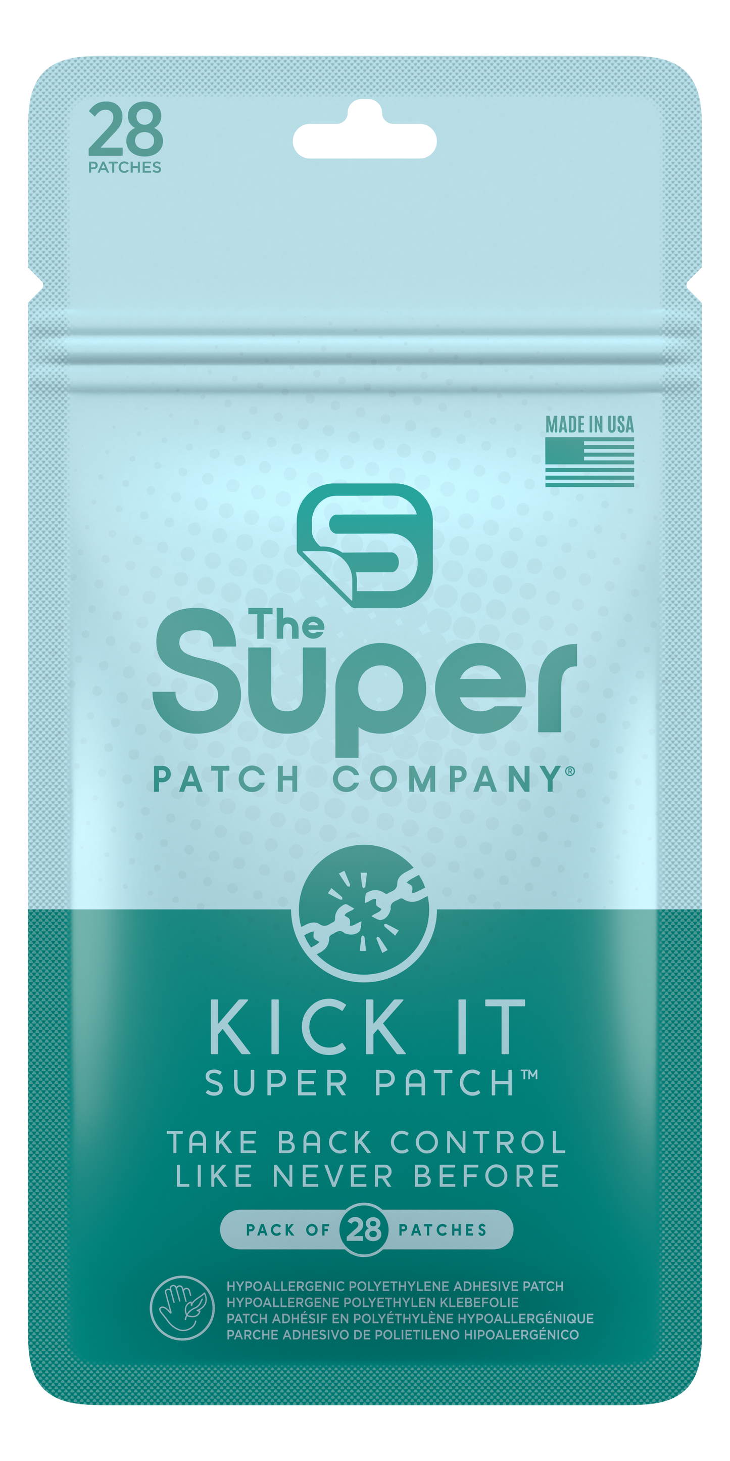 Super Patch KICK IT - Supera Adicciones y Malos Hábitos