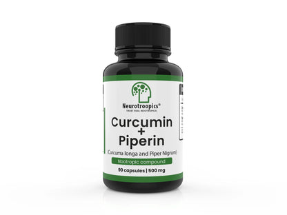 CÚRCUMA ACTIVADA (Curcumina + Piperina 500 mg)