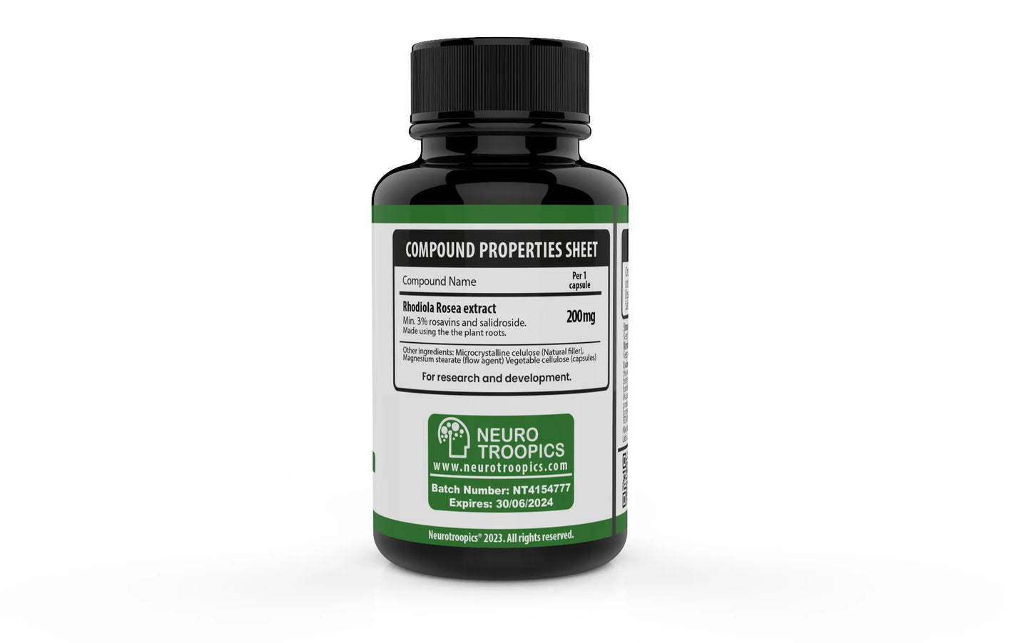 Rhodiola Rosea 200mg (3% Rosavines y Salidrósidos)