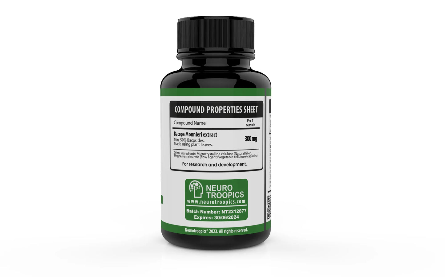 BACOPA Alta concentración: Salud cerebral, Foco, Hipotiroidismo, Stress, Insomnio