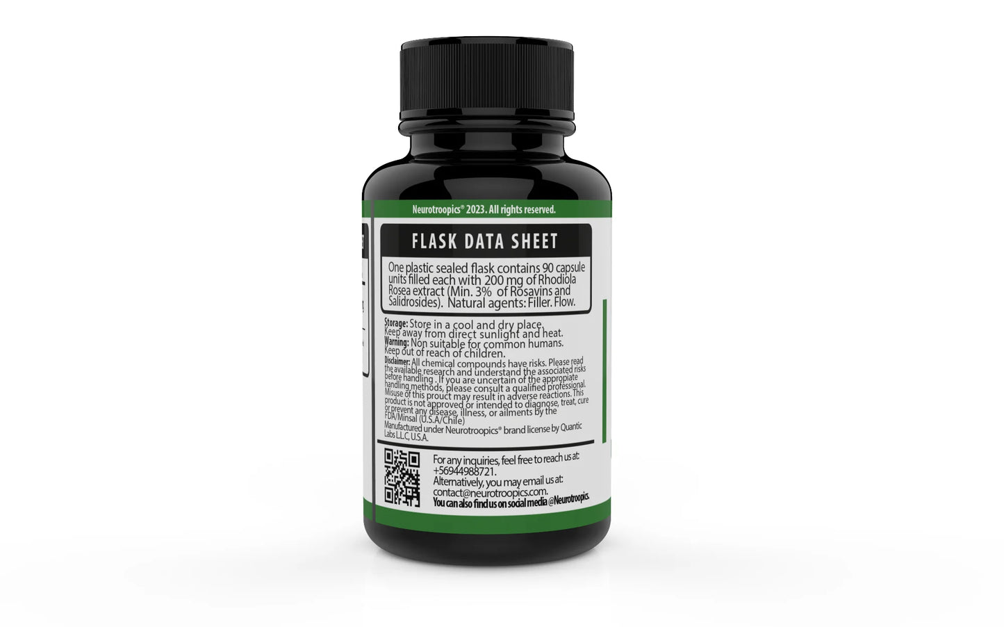 Rhodiola Rosea 200mg (3% Rosavines y Salidrósidos)