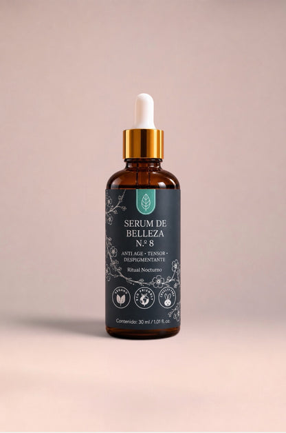 Sérum de Belleza Nocturno Nº 8 - Iluminador • Despigmentante Illita