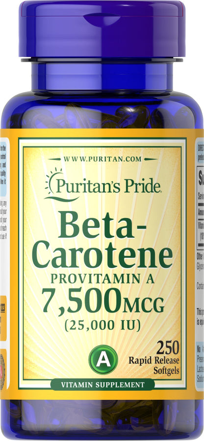 Betacaroteno 25.000 UI – Puritan's Pride