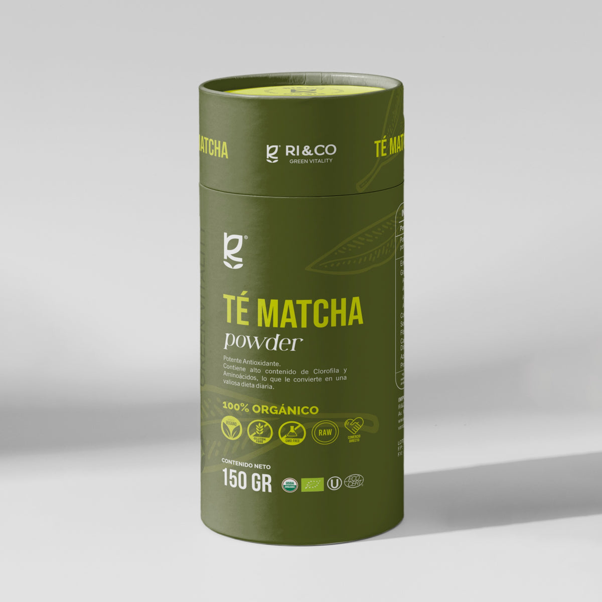 TÉ MATCHA ORGÁNICO POLVO