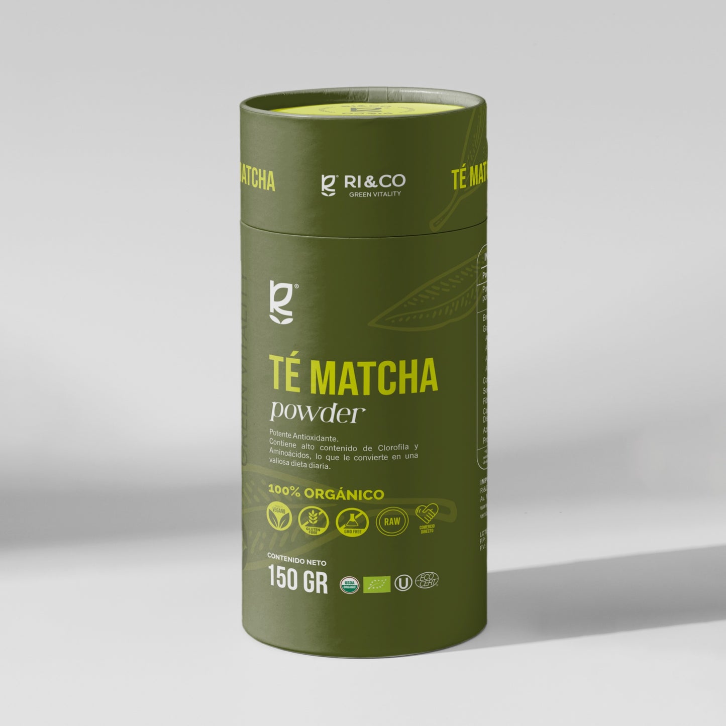 TÉ MATCHA ORGÁNICO POLVO