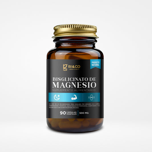 MAGNESIO BISGLICINATO: 90 Cápsulas 500mg