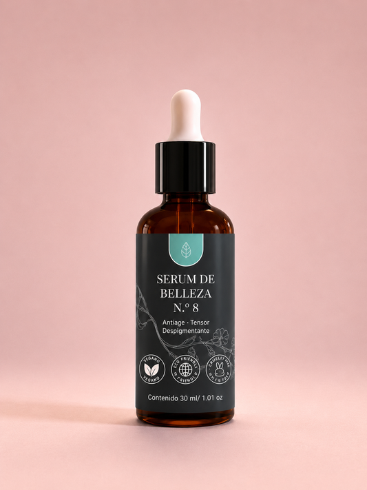 Sérum de Belleza Nocturno Nº 8 - Rejuvenecedor Despigmentante Illita