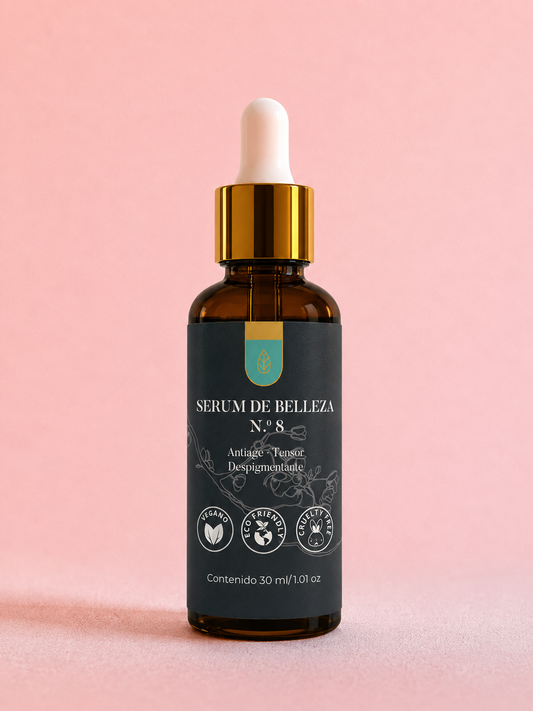 Sérum de Belleza Nocturno Nº 8 - Rejuvenecedor Despigmentante Illita