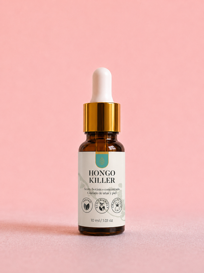 Hongo Killer - Antimicótico Natural para Uñas, Piel y Cuero Cabelludo - Illita