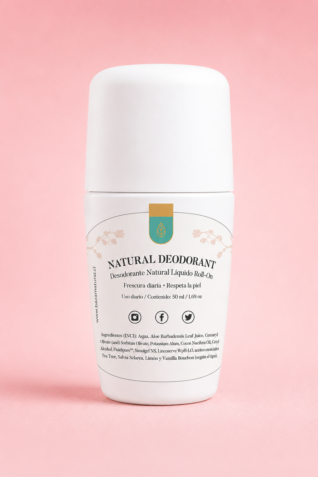 DESODORANTE NATURAL LÍQUIDO ROLL-ON illita