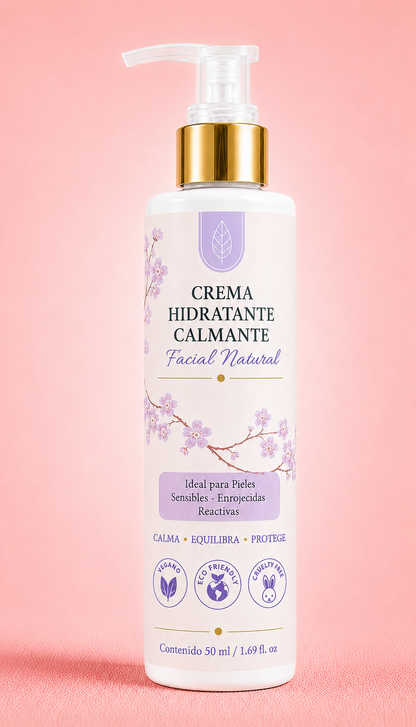 Crema Hidratante Calmante para Pieles Sensibles Illita