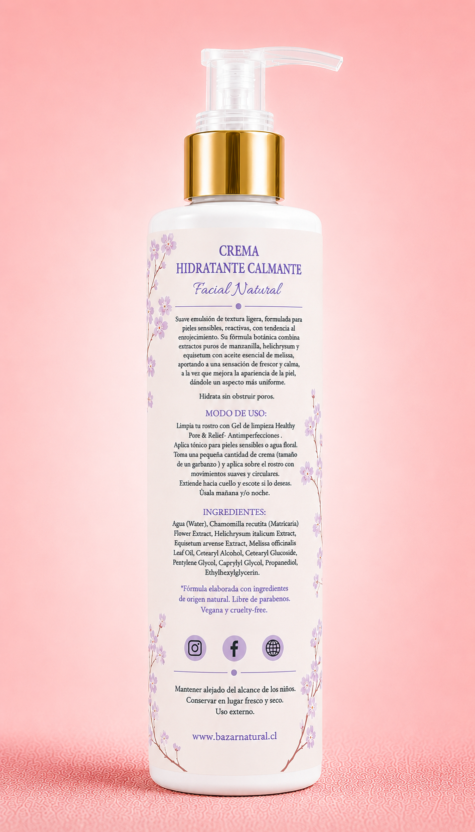 Crema Hidratante Calmante para Pieles Sensibles Illita
