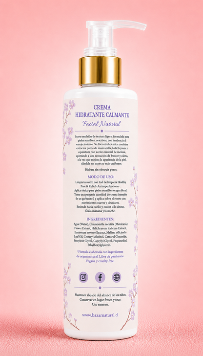 Crema Hidratante Calmante para Pieles Sensibles Illita