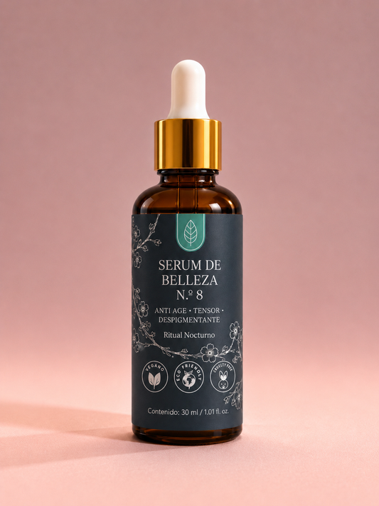 Sérum de Belleza Nocturno Nº 8 - Iluminador • Despigmentante Illita