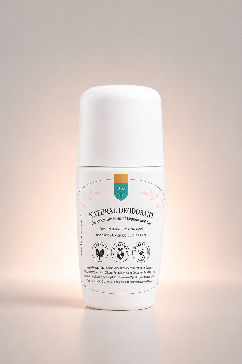 DESODORANTE ANTIBACTERIANO NATURAL LÍQUIDO ROLL-ON illita