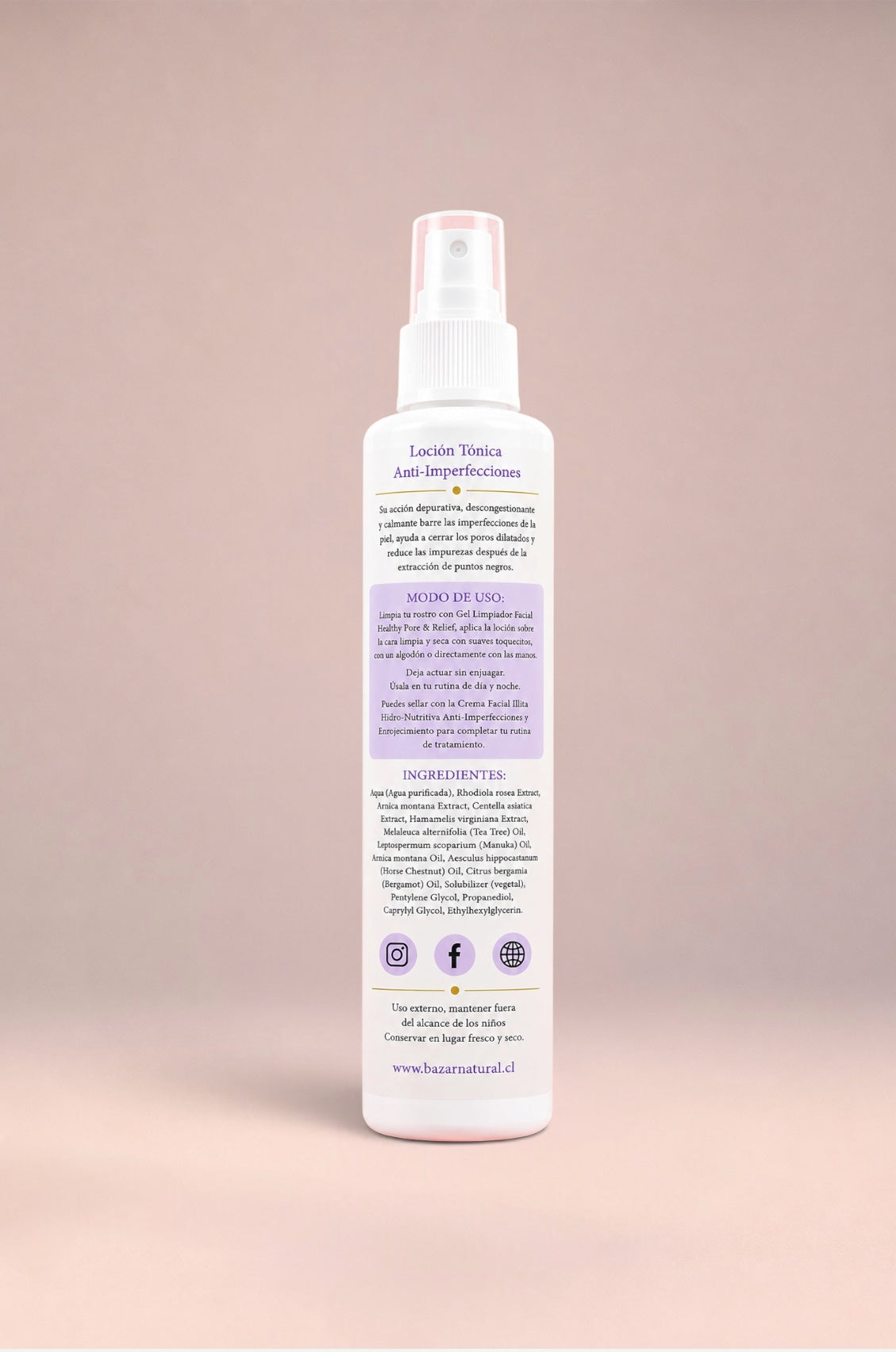 LOCIÓN FACIAL ANTI-IMPERFECCIONES illita