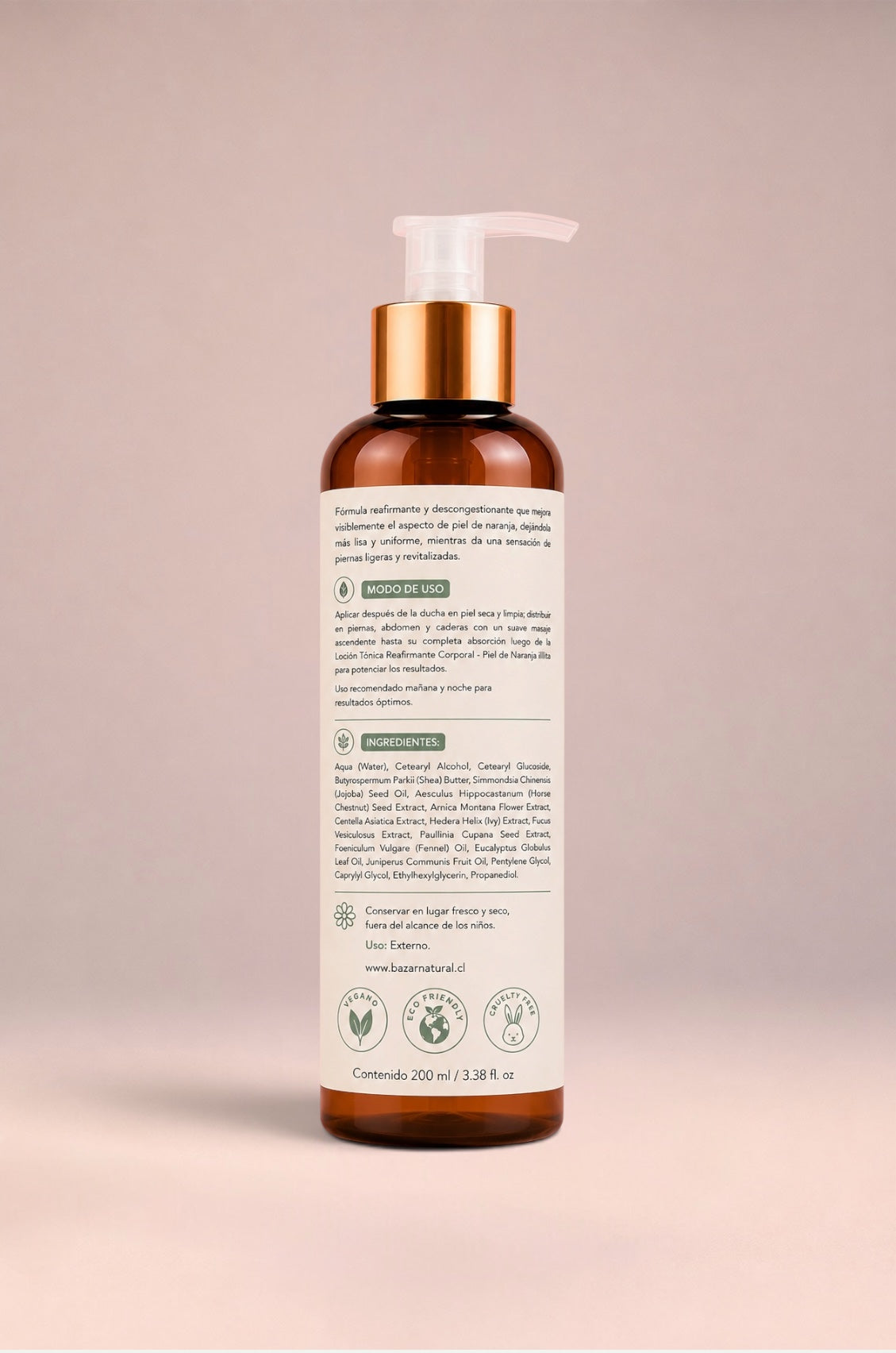 CREMA REAFIRMANTE Corporal · Efecto Anti-Piel de Naranja