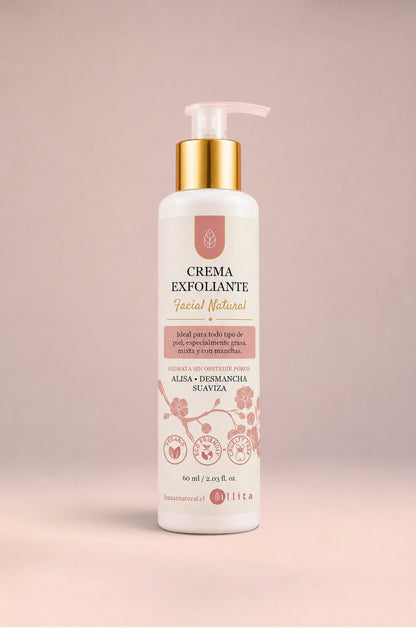 Crema Exfoliante Micro Scrub Illita | Arroz · Jojoba · Ricino · AHA Frutas