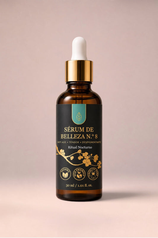 Sérum de Belleza Nocturno Nº 8 - Iluminador • Despigmentante Illita