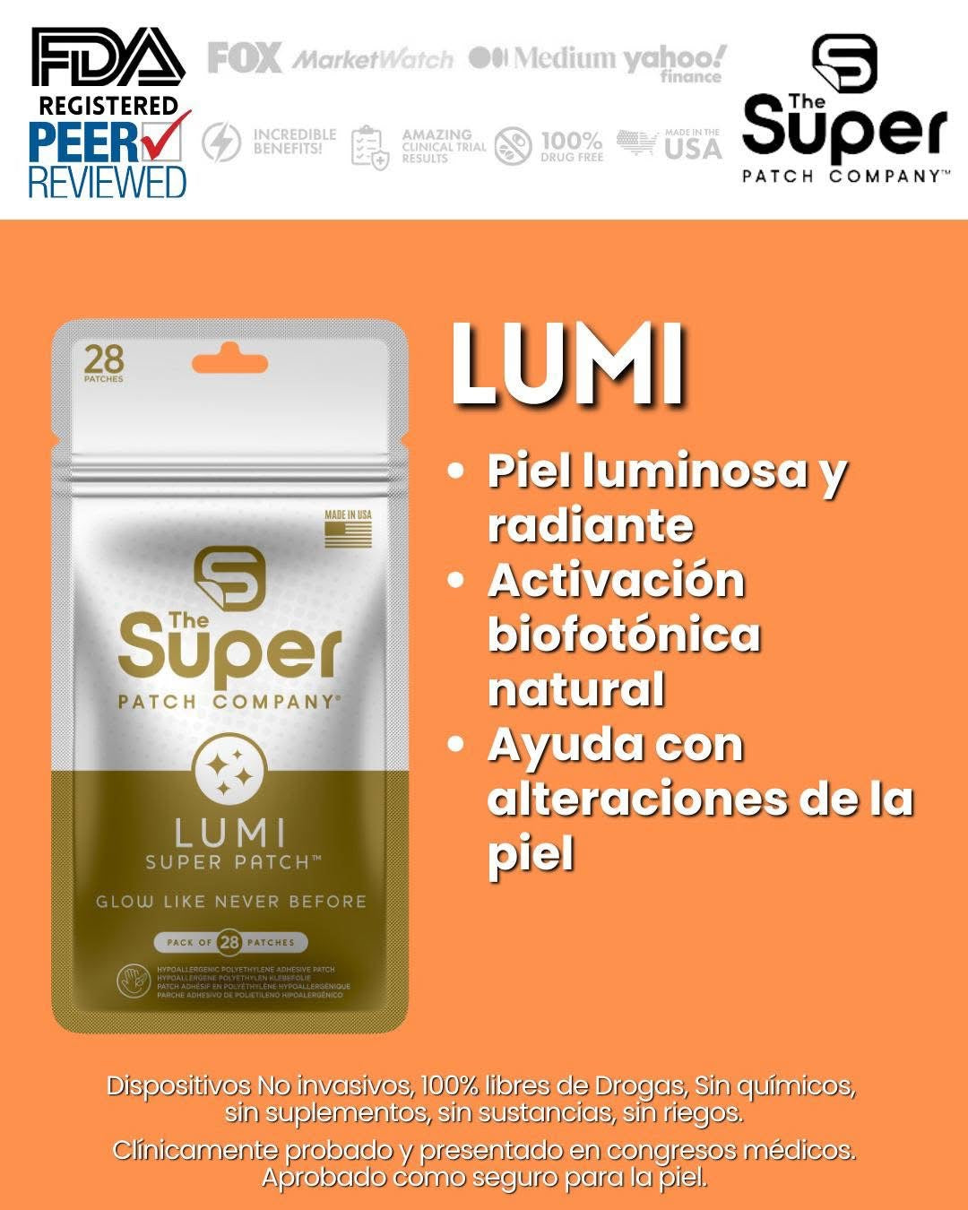 Super Patch LUMI - Piel Luminosa y Activación Biofotónica