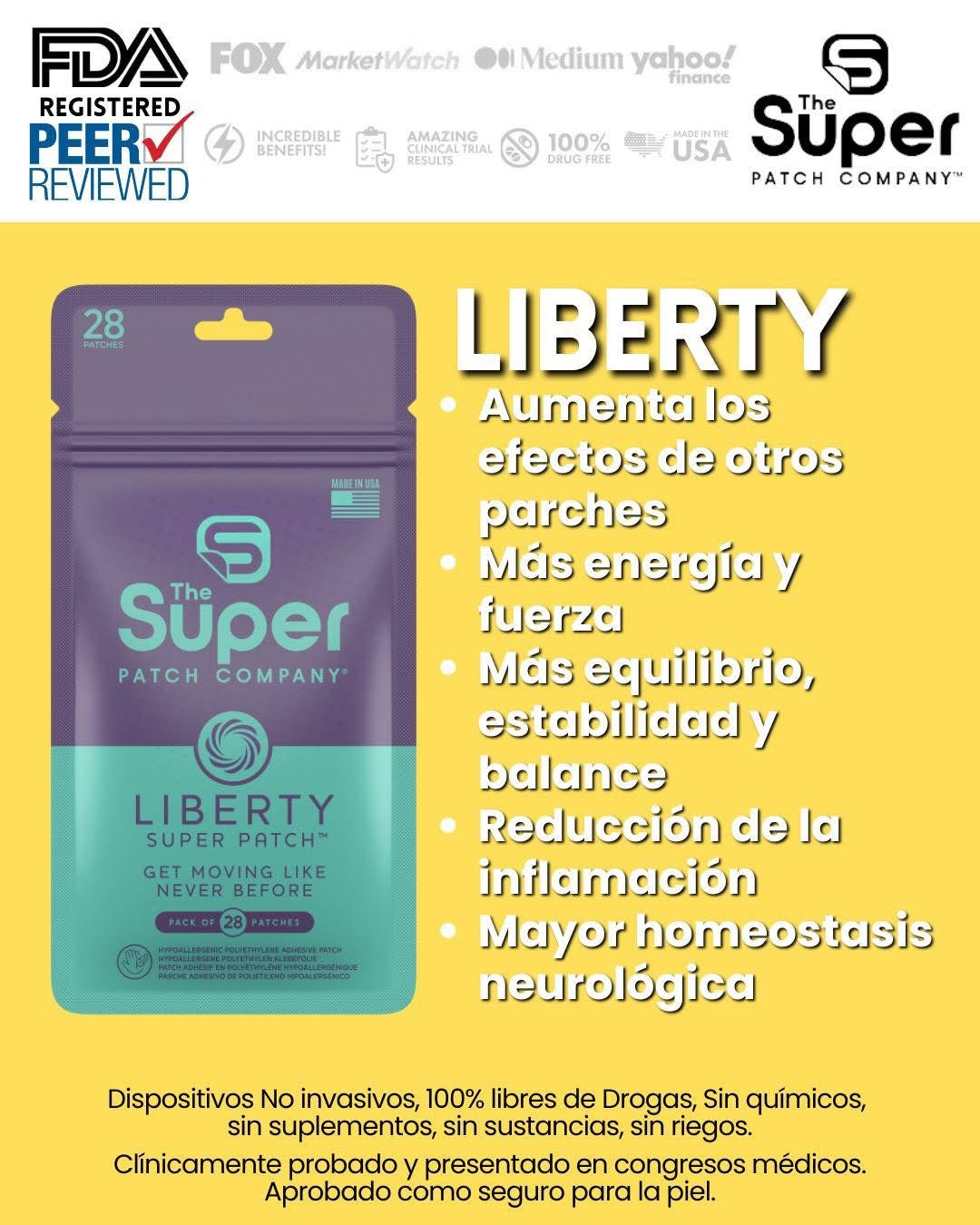 Super Patch LIBERTY - Potenciador de Otros Parches y Equilibrio