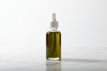 Aceite de Cáñamo Verde Oscuro con Café