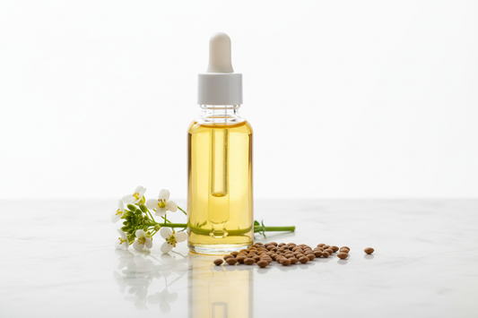 Aceite de Crambe Dorado con Semillas