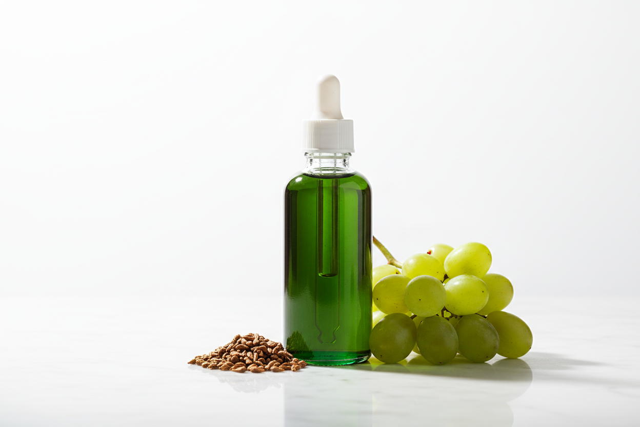 Aceite de Pepita de Uva Verde Oscuro