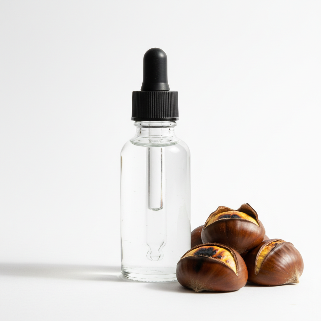 Frasco cerrado con fragancia castañas