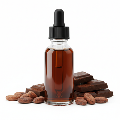 Frasco cerrado con fragancia chocolate dark