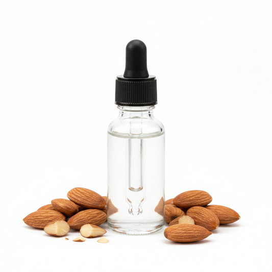 Frasco cerrado con fragancia de almendras