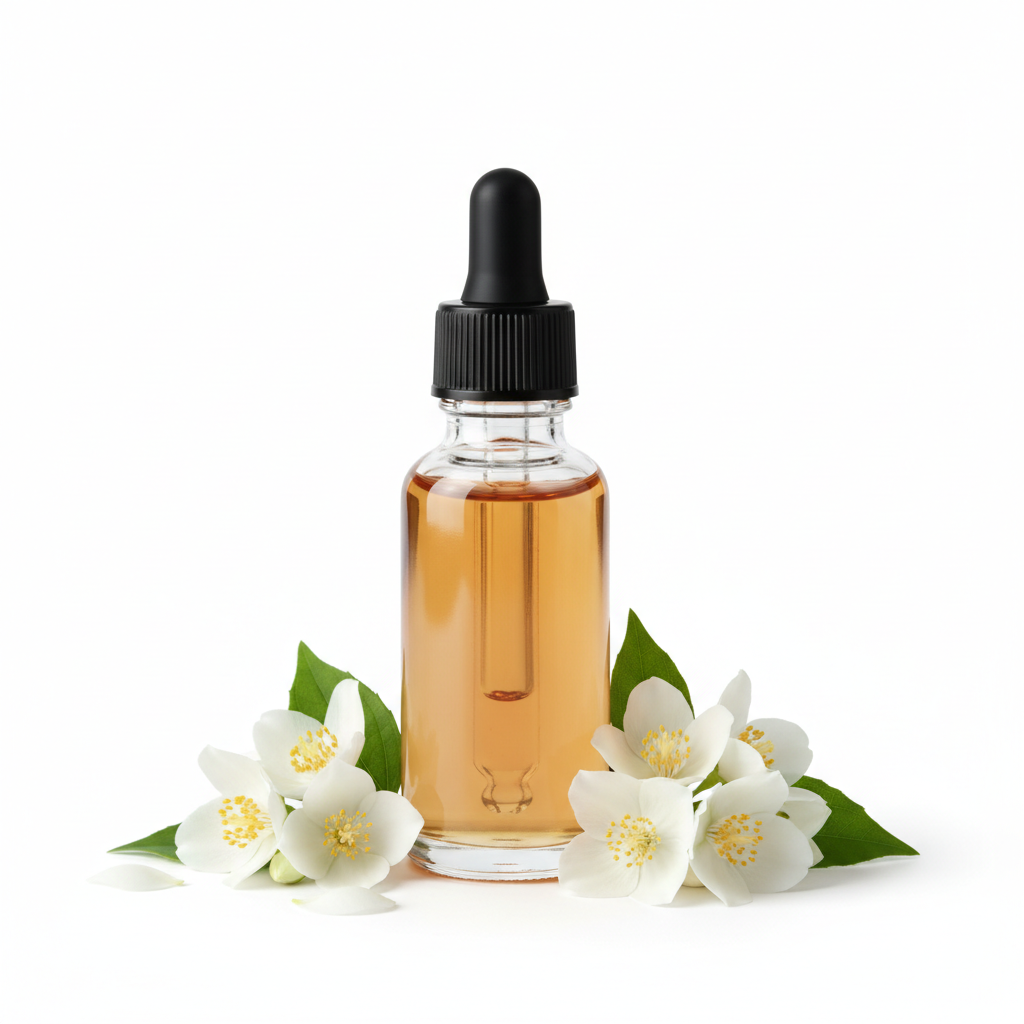 Frasco cerrado con fragancia jazmín absoluto