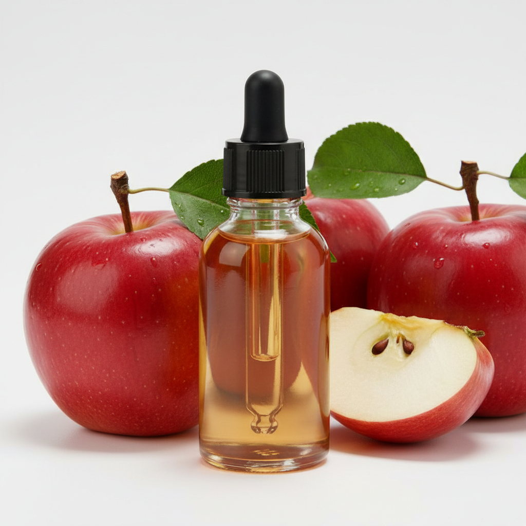 Frasco cerrado con fragancia manzana roja