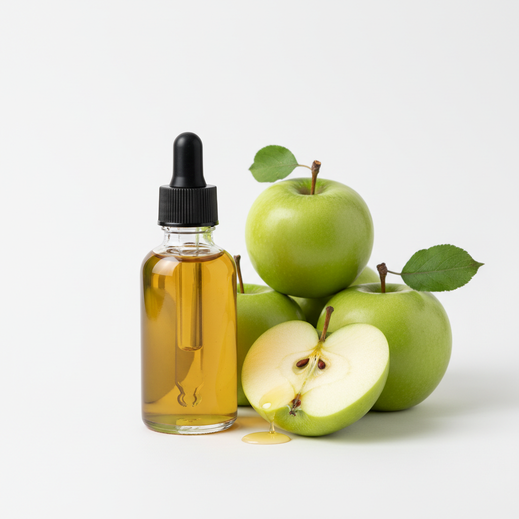 Frasco cerrado con fragancia manzana verde