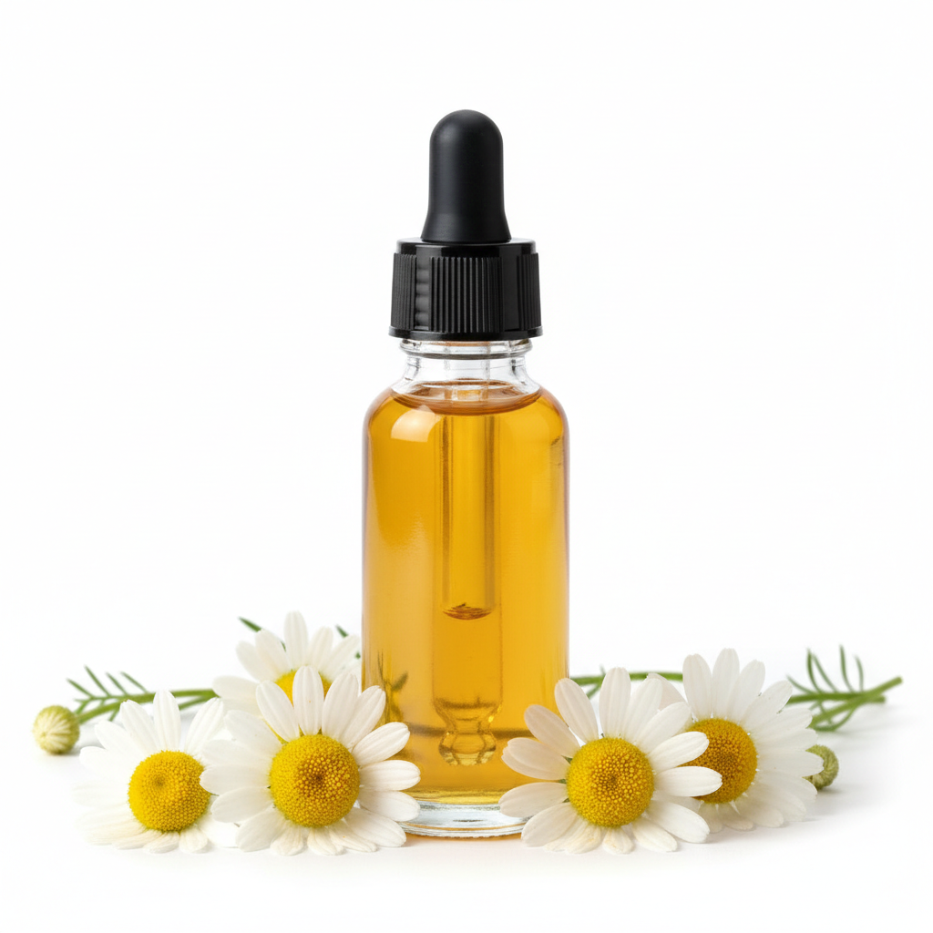 Frasco cerrado con fragancia manzanilla romana