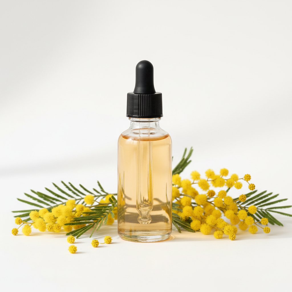 Frasco cerrado con fragancia mimosa