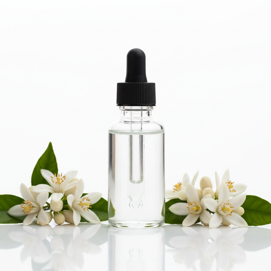 Frasco cerrado con fragancia nerolí