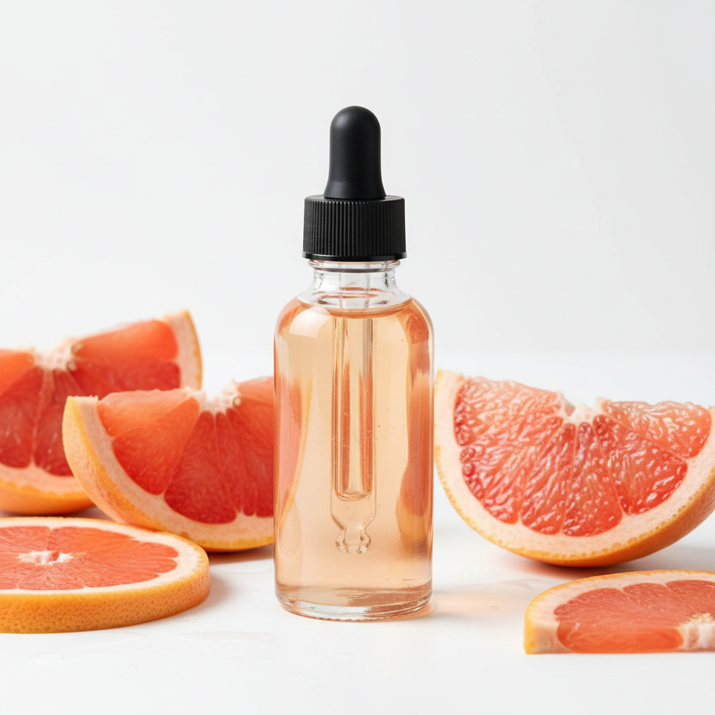 Frasco cerrado con fragancia pomelo