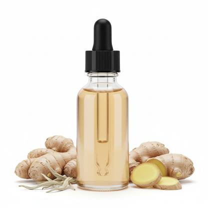 Frasco cerrado con fragancia té blanco y jengibre