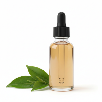 Frasco cerrado con fragancia té verde